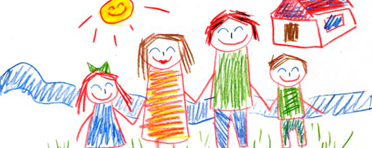 Cómo interpretar el significado del dibujo de la familia de un niño